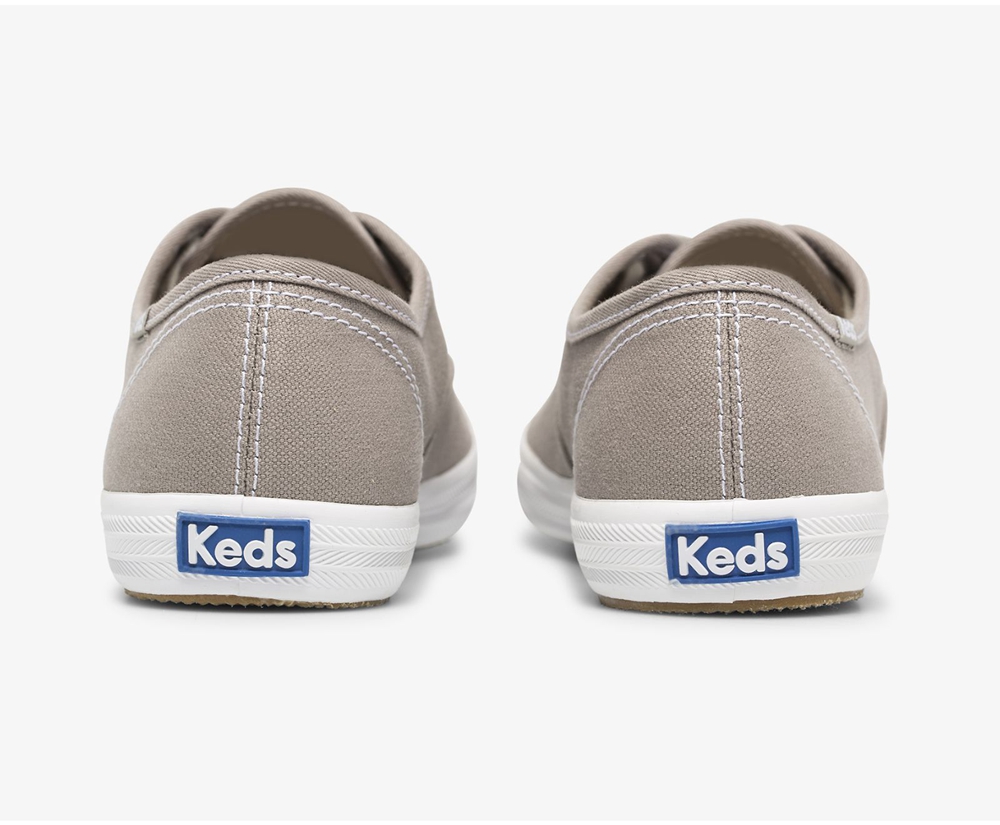 Zapatillas Keds Mujer Gris - Champion Organic Cotton Lona - 385-HYRNLI